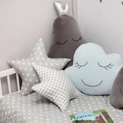 Pillow - Star Grey In Stars -Fun with Mum Soldes 042