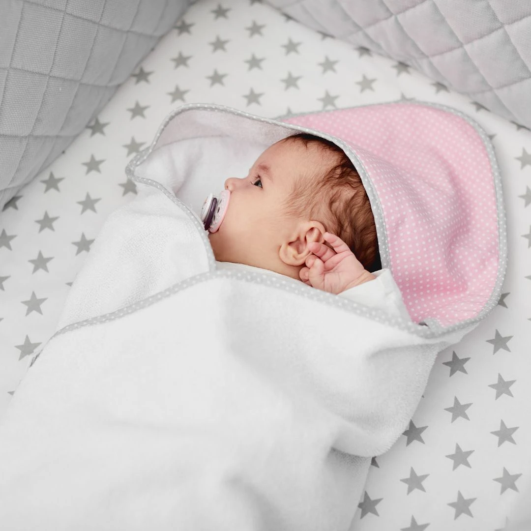 Baby Towel - Pink 2 Baby Towel - Pink – Image 2