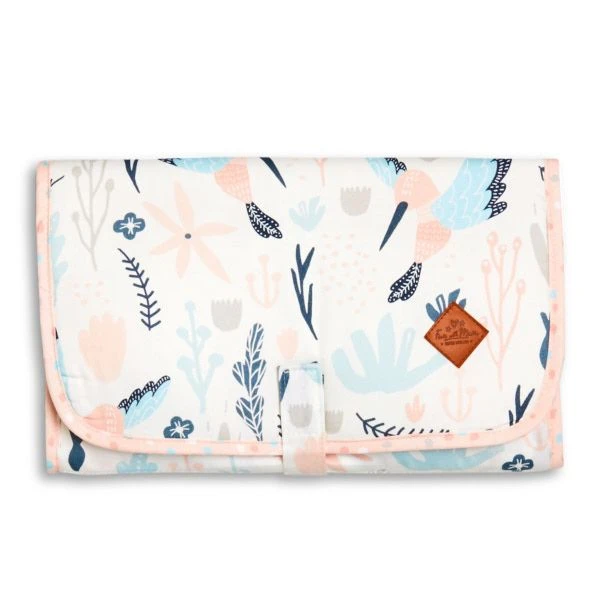 Baby Changing Mat - Colibri Flowers 1 Baby Changing Mat - Colibri Flowers