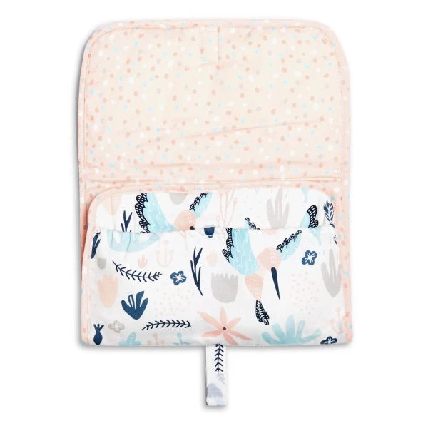 Baby Changing Mat - Colibri Flowers 2 Baby Changing Mat - Colibri Flowers – Image 2