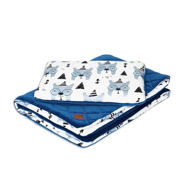 Baby Blanket Set S - Bear Face 2 Baby Blanket Set S - Bear Face – Image 2