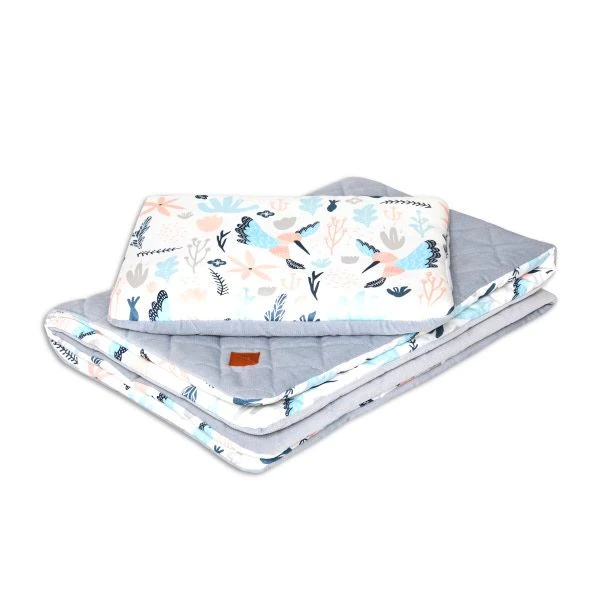 Junior Blanket Set L - Colibri Flowers 2 Junior Blanket Set L - Colibri Flowers – Image 2