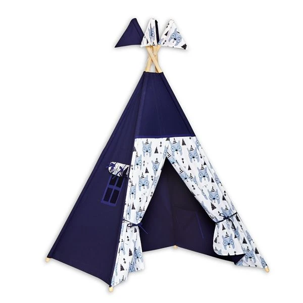 Teepee Tent - Bear Face 1 Teepee Tent - Bear Face