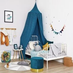 Bed Canopy - Teal Blue -Fun with Mum Soldes 2018 12 04 funwithmum34708
