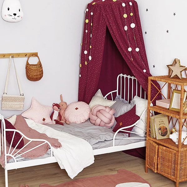 Star Pillow - Burgundy 1 Star Pillow - Burgundy