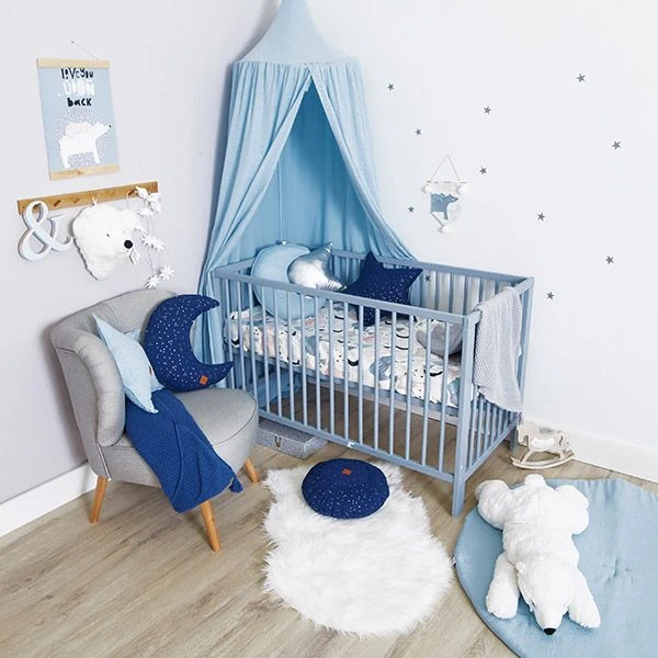 Moon Pillow - Blue 2 Moon Pillow - Blue – Image 2