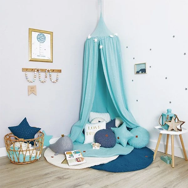 Bed Canopy + Floor Mat + Pillows - Mint 2 Bed Canopy + Floor Mat + Pillows - Mint – Image 2