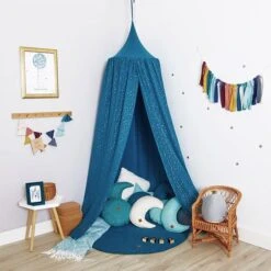 Bed Canopy + Floor Mat - Teal Blue -Fun with Mum Soldes 2018 12 04 funwithmum35161 1