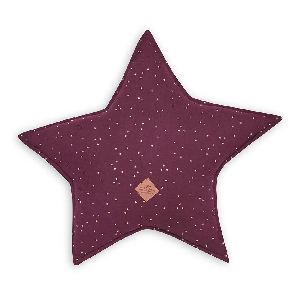 Star Pillow - Burgundy 3 Star Pillow - Burgundy – Image 3