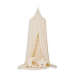 Bed Canopy + Floor Mat + Pillows - Ecru