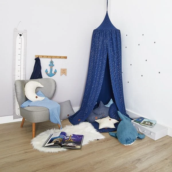 Bed Canopy - Navy 2 Bed Canopy - Navy – Image 2