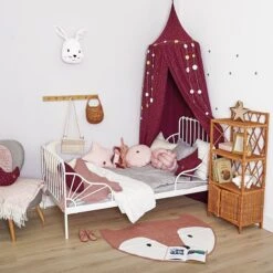 Bed Canopy - Burgundy