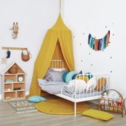 Bed Canopy - Mustard -Fun with Mum Soldes 2018 12 04 funwithmum34874
