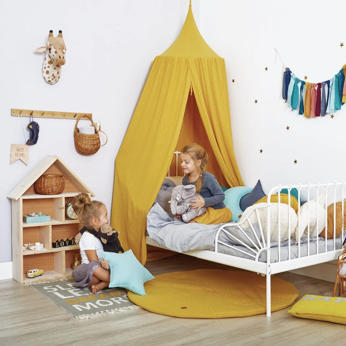 Moon Pillow - Mustard 4 Moon Pillow - Mustard – Image 4