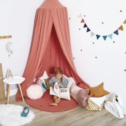 Bed Canopy - Coral -Fun with Mum Soldes 2018 12 04 funwithmum34938