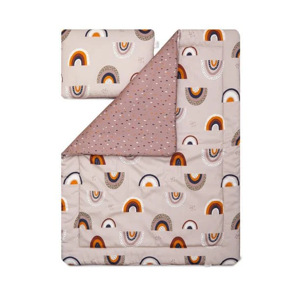 Toddler Bedding Set M - Rainbow 1 Toddler Bedding Set M - Rainbow