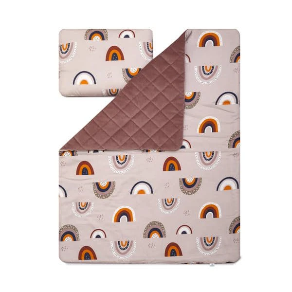Toddler Blanket Set M - Rainbow 1 Toddler Blanket Set M - Rainbow