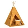 Teepee Tent + Floor Mat + Pillows - Mustard