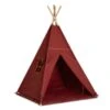 Teepee Tent + Floor Mat - Brick Orange