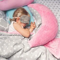 Breastfeeding Pillow - Dolphin - Pink -Fun with Mum Soldes Baby blanket 2