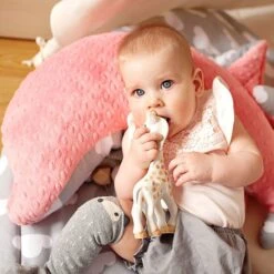 Breastfeeding Pillow - Dolphin - Grey -Fun with Mum Soldes Dolphin Cloudy Rose 5b7c593356101 3