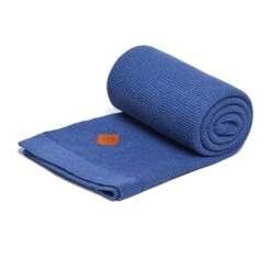 Knitted Blanket - Navy Blue