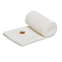 Knitted Blanket - Ecru