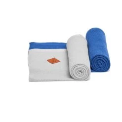 Bamboo Swaddle Blanket 2 Pack - Navy Blue/Grey