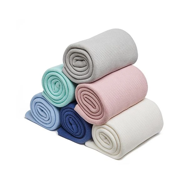 Knitted Blanket - Lilac 2 Knitted Blanket - Lilac – Image 2