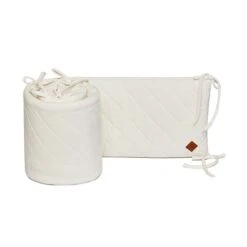 Baby Bed Bumper 70x140 - Velvet - Ecru