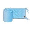 Baby Bed Bumper 70x140 - Velvet - Blue