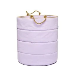 Basket For Toys Large - Gold Lilac