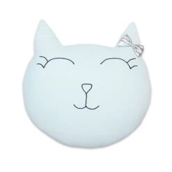 Cat Pillow - Mint
