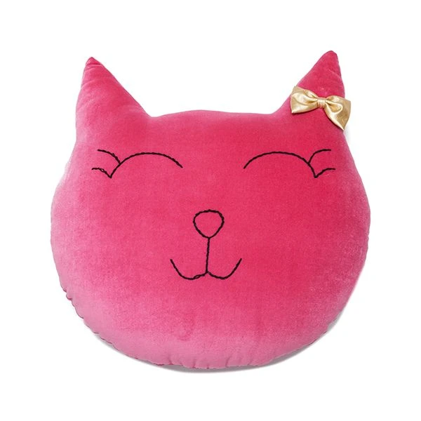 Cat Pillow - Fuchsia 1 Cat Pillow - Fuchsia
