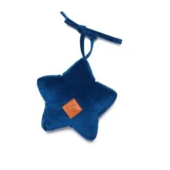 Star Rattle - Navy Blue
