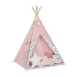Teepee Tent + Floor Mat + Pillows - Cloudy Roses -Fun with Mum Soldes MG 2262