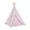 Teepee Tent + Floor Mat Silver Pink