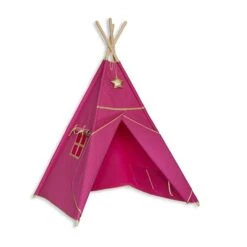 Teepee Tent - Gold Fuchsia