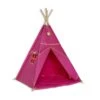 Teepee Tent + Floor Mat Gold Fuchsia