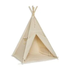 Teepee Tent + Floor Mat - Natural Beige -Fun with Mum Soldes MG 2372