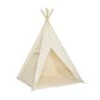 Teepee Tent + Floor Mat - Natural Mint