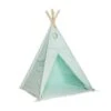 Teepee Tent + Floor Mat Silver Mint