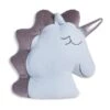 Unicorn Pillow - Mint Grey