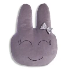 Bunny Pillow - Grey