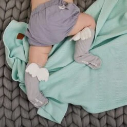 Knitted Blanket - Mint -Fun with Mum Soldes baby blanket 20