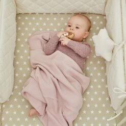 Baby Bed Bumper 70x140 - Velvet - Brown Mocca -Fun with Mum Soldes baby blanket 2 6