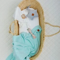 Bedcover M - Powder Pink -Fun with Mum Soldes baby blanket 6 2