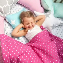 Pillow - Cloud In Grey Stars -Fun with Mum Soldes baby blanket fuchsia 5b7c57ac3e70f 1