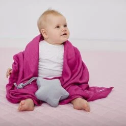 Bamboo Swaddle Large - Ecru -Fun with Mum Soldes baby blanket swaddle 3 1