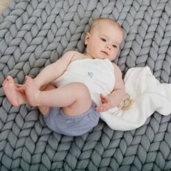 Bamboo Swaddle Large - Ecru -Fun with Mum Soldes baby blanket swaddle 7 3